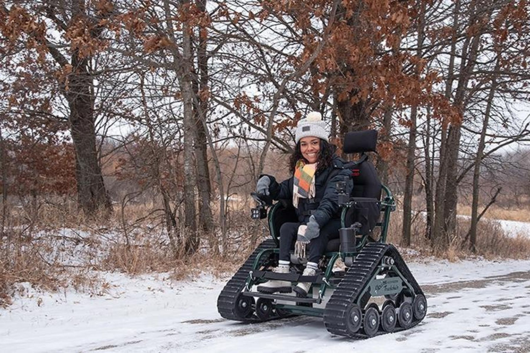 all-terrain wheelchairs are part of the social forestry foundation efforts